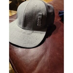 Rapala Trucker Hat Cap Snap Back Gray Fish Fishing Outdoors Adjustable Mesh